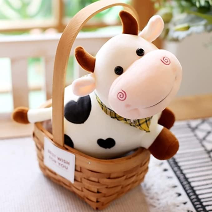 Babique Cow Tremp Plush Soft Toy Cute Kids Animal Home Decor Boys/Girls (Pack of 1)(30 cm)