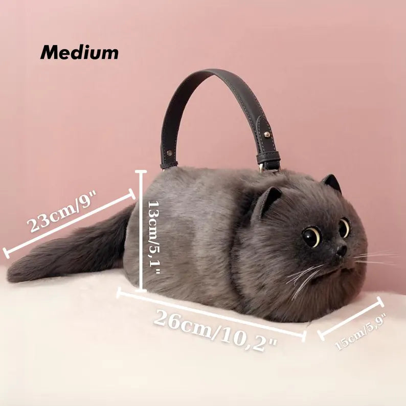 Realistic,Unique, Handmade Luxury Kitty Handbags